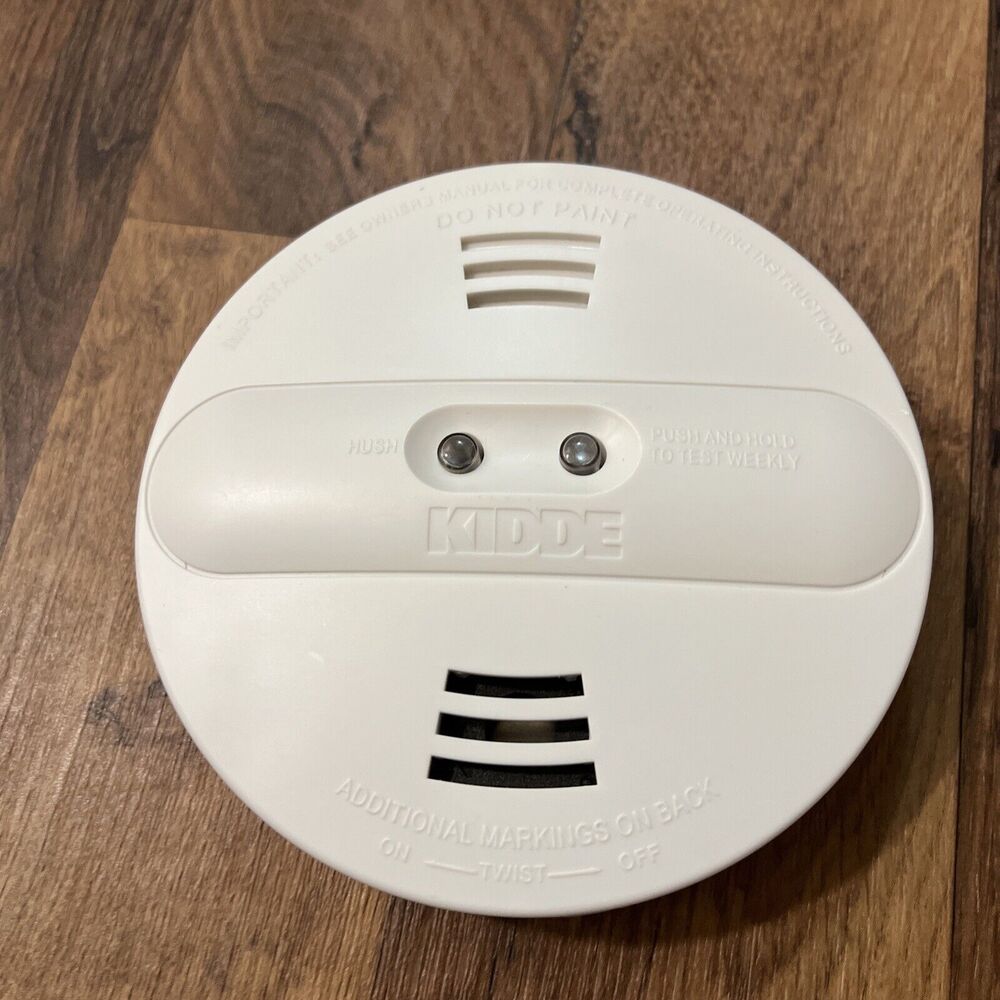 KIDDE SMOKE ALARM DETECTOR PI9010 SINGLE STATION ALARM PHOTOELECTRIC IONIZATION